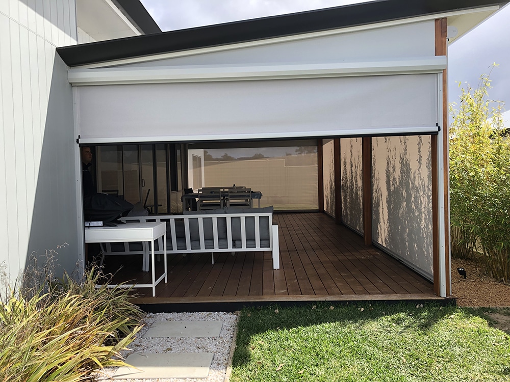 Dunsborough 5 x Ziptrak® Outdoor Blinds All About Shade
