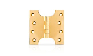 Solid Polished Brass Parliament Hinge