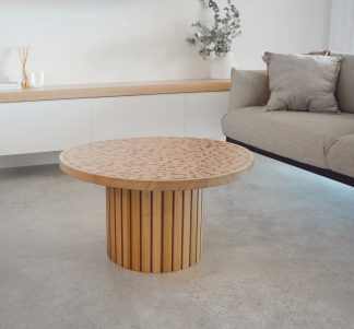 Custom Timber Round Coffee Table