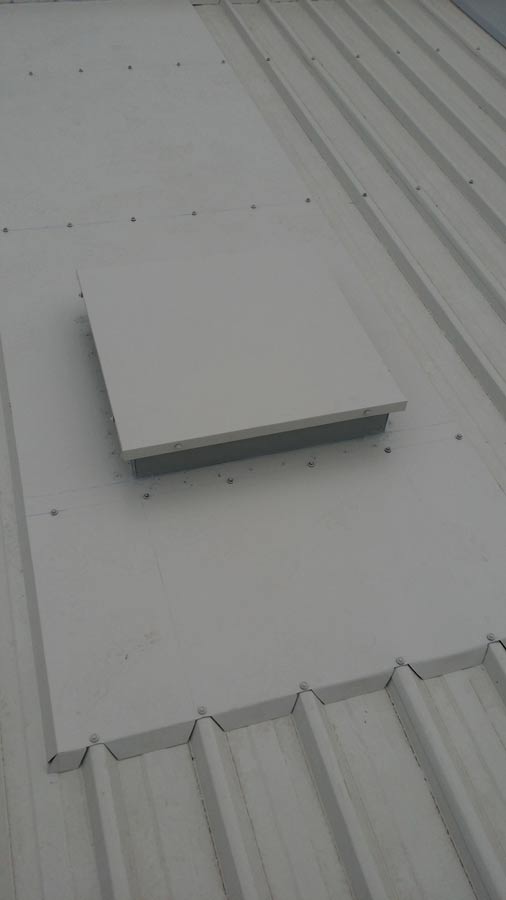 Cladding Panel Access Hatch Range of Work on Various Roofing and Cladding Projects