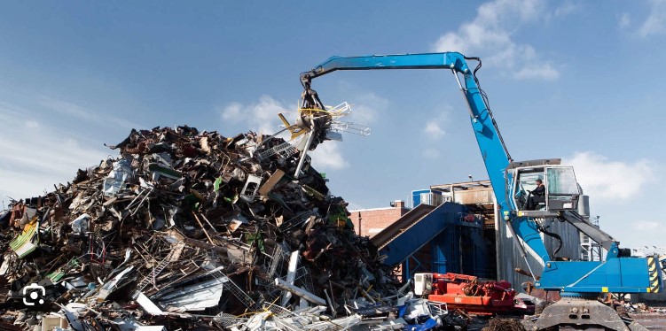 a scrap metal recycling yard in Australia