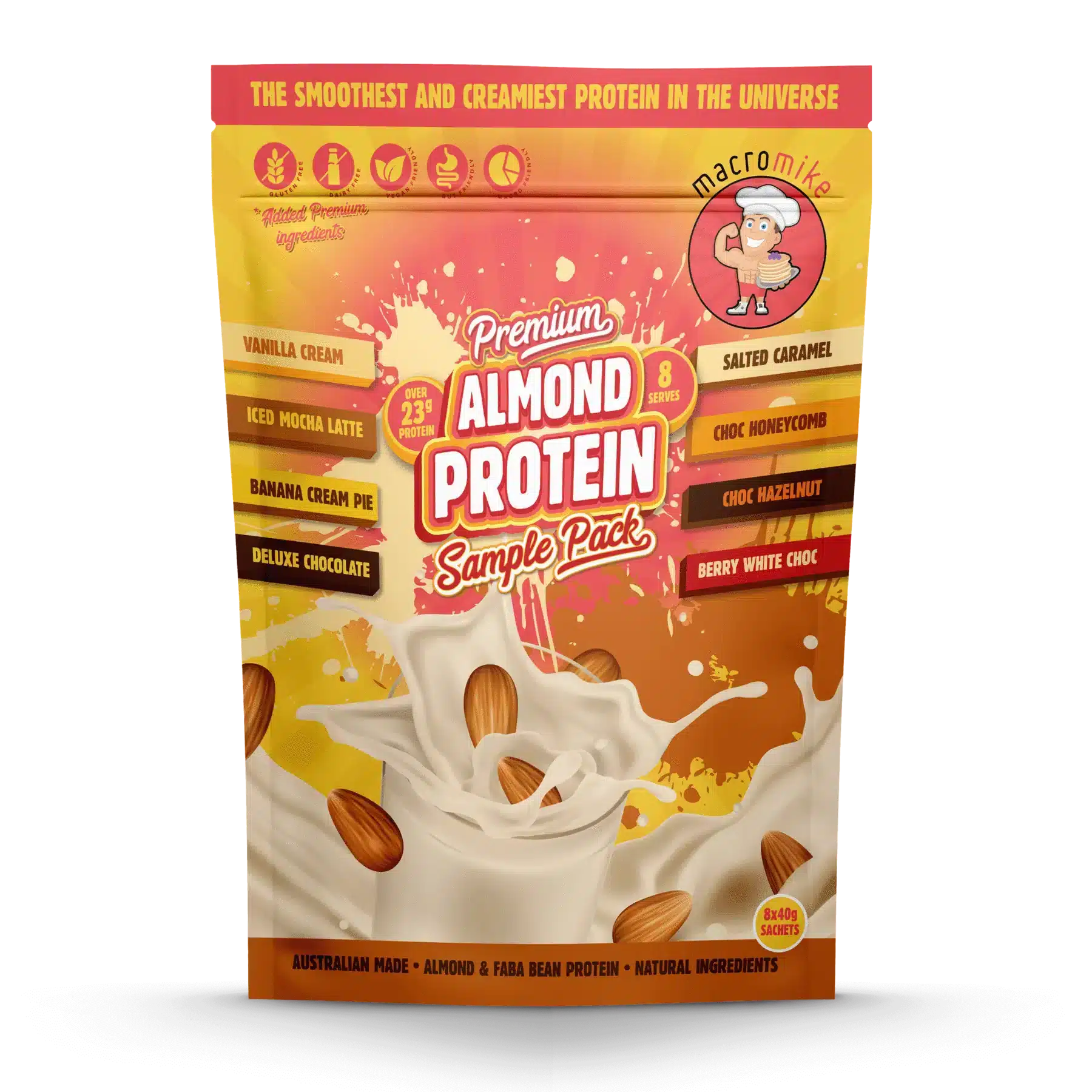 Macro Mike – Almond Protein Sample Bag (320G BAG)