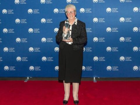 Sr Clare Nolan - Maria Cunningham Lifetime Contribution Award winner