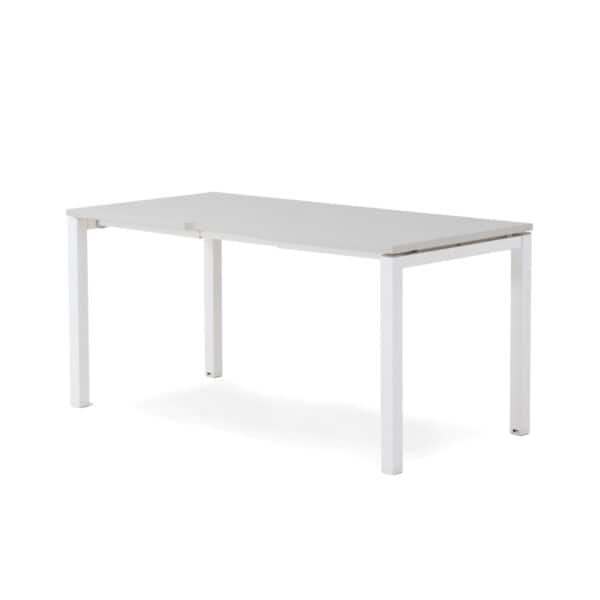 Runway Single Desk with a white frame