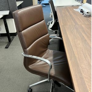 Italian Soft Leather Meeting chairs