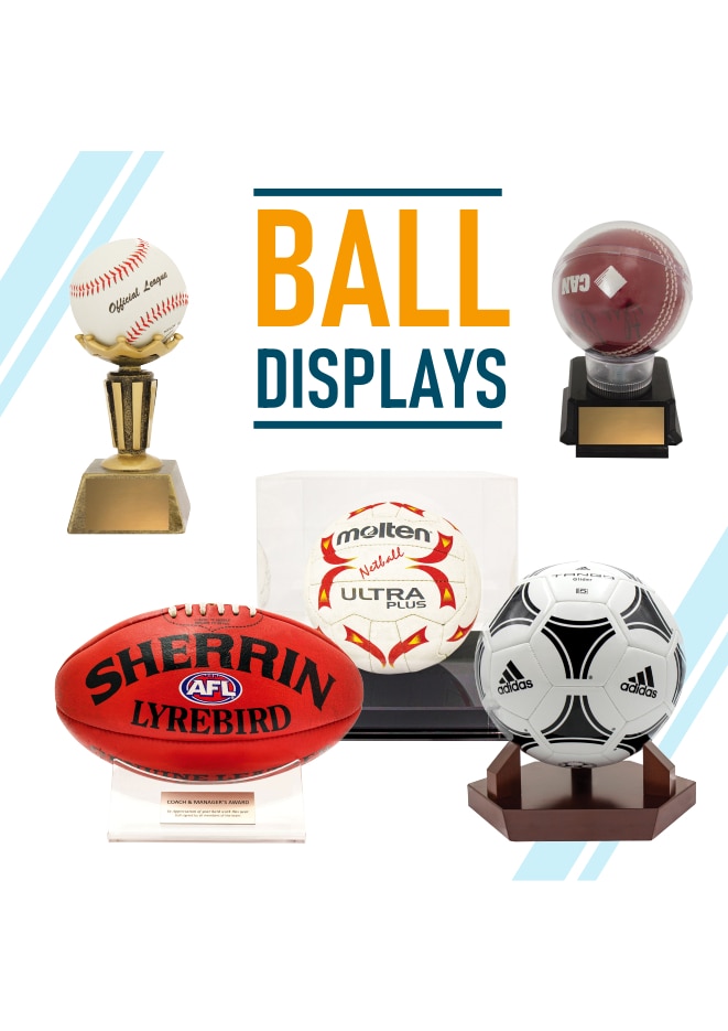 City Trophies website BALL DISPLAYS