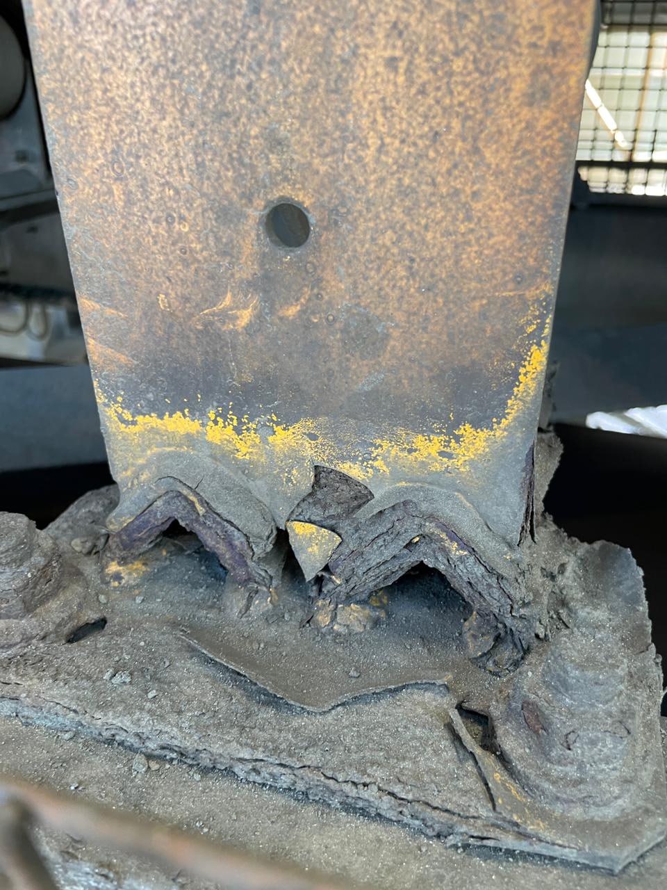 This is an image of Roller Corrosion. CPS recommended their very owne Yeloroll-HD rollers as replacement toavoid corrosion. This image is uploaded on CPS Website.