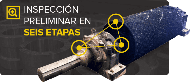 Conveyor Pulley Refurbish Six Step Preliminary Inspection
