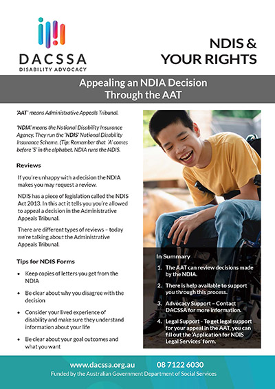 About The Ndis Dacssa