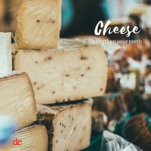 Dental Care Professionals says Cheese brighten teeth naturally