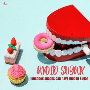 Children's Oral Health - watch out for hidden sugar in kids snacks