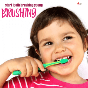 Children's Oral Health - start brushing teeth early