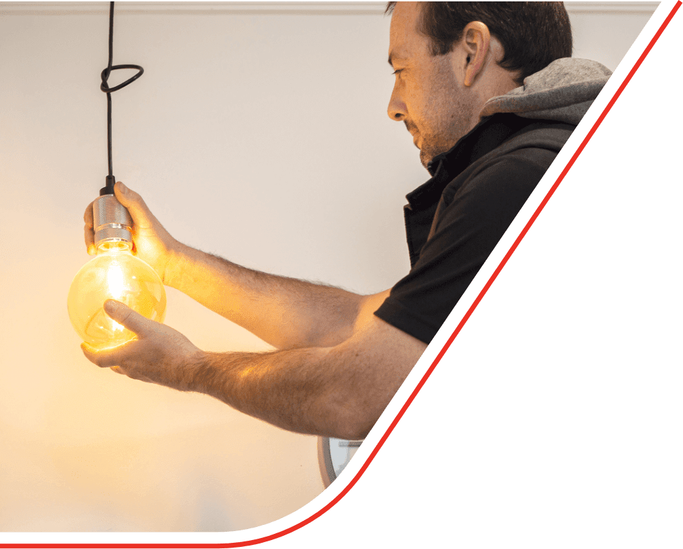 Group-12002 light bulb installation