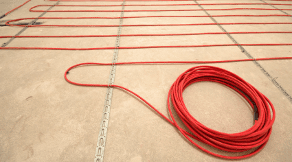 Underfloor1M underfloor heating installation