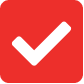 Red check icon