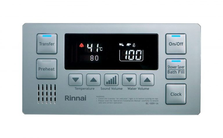 Rinnai deluxe bathroom controller dbs dark