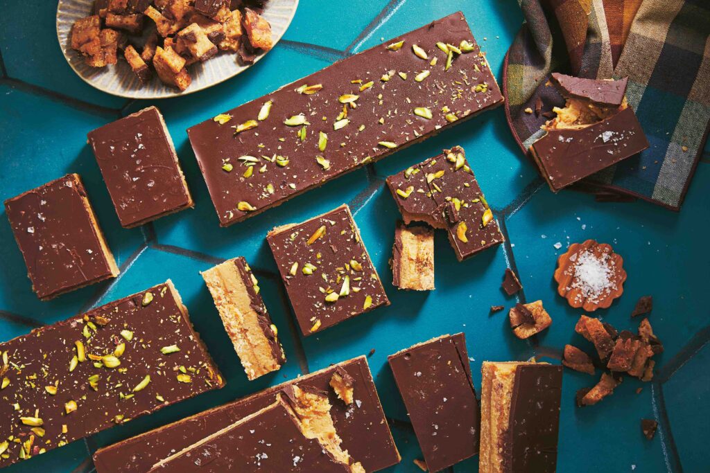 OG Caramel Slice with a Barfi-spiced twist from Everything is Indian