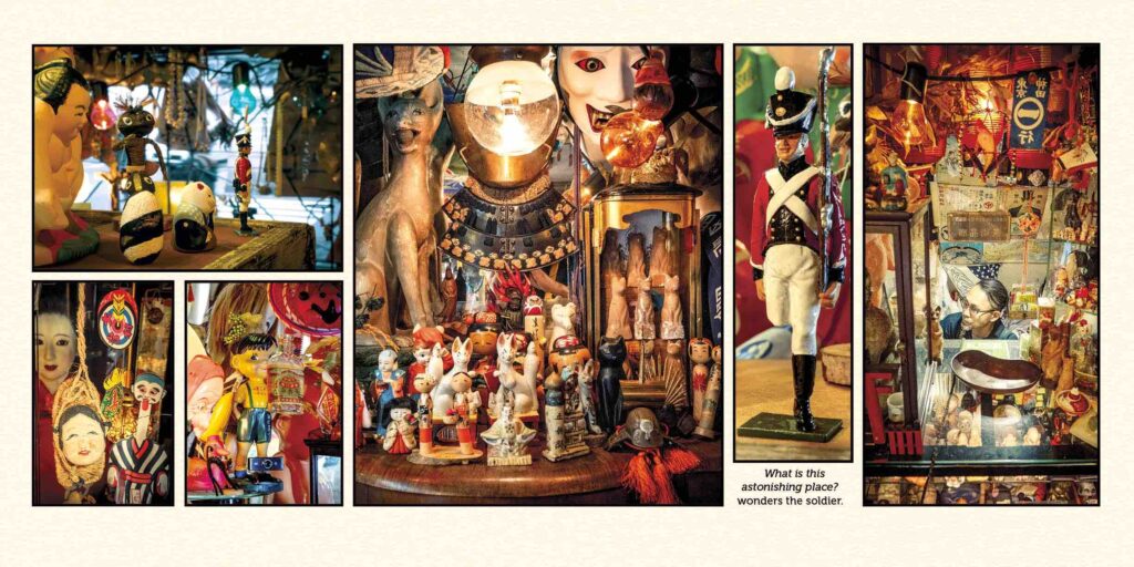 Internal images from The Steadfast Tin Soldier In The Land Of The Yokai