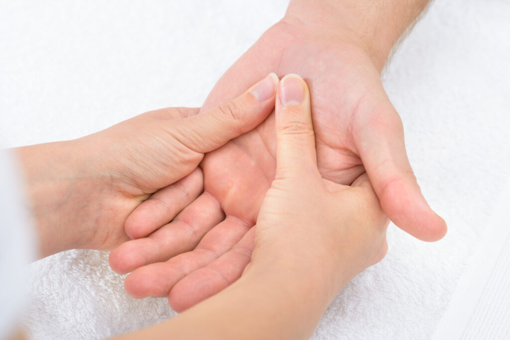 Physiotherapy Massage for Palm | Action Rehab Hand Therapy Clinic