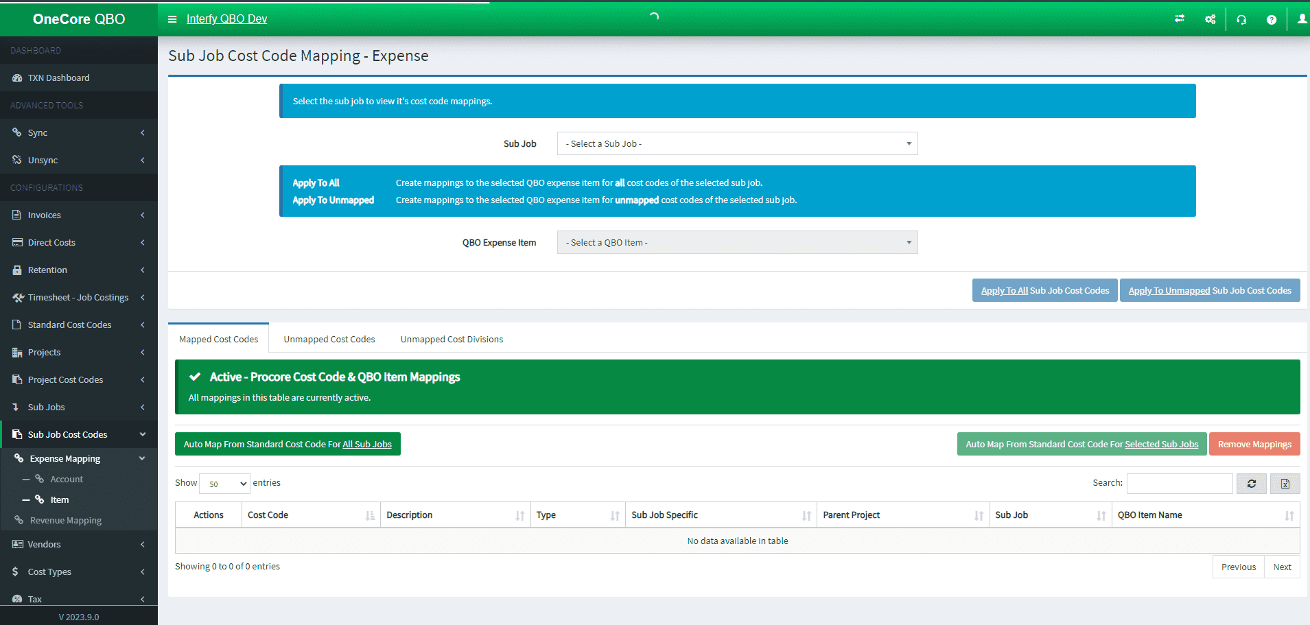 subjob-expense-mapping-item