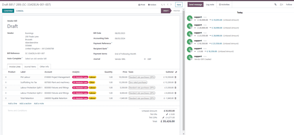 How to consolidate the Retention Line Item in Commitment Claim ...