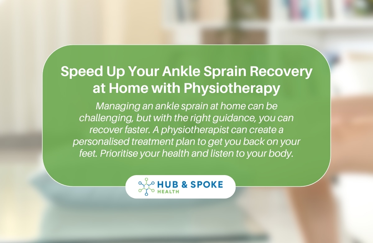 Melbourne Physiotherapy for Ankle Sprain | Hub And Spoke Health