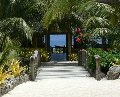 White Grass Ocean Resort, Vanuatu - Restaurant Exterior