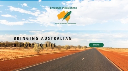 A local publisher of Australian history, site upgrade after 10 years of her old website with online store and shipping