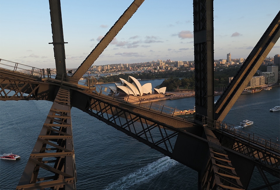 Opera House Through The Bridge