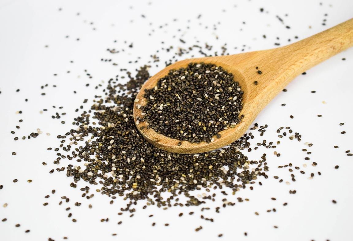 top collagen boosting food chia seeds