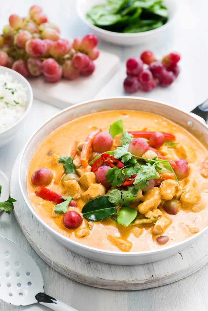 Thai Red Curry with Grapes Recipe