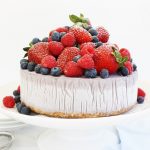 Merry Berry Ice-Cream Cake - Gluten Free, Dairy Free, Sugar Free Recipe