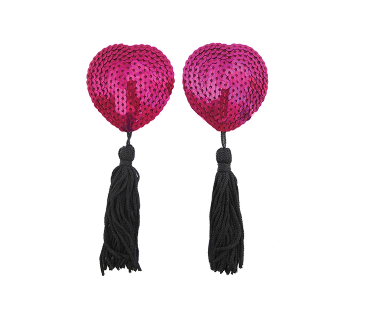 Rainbow Sequin Heart Pasties Multicolor Glitter Nipple Covers main image 0