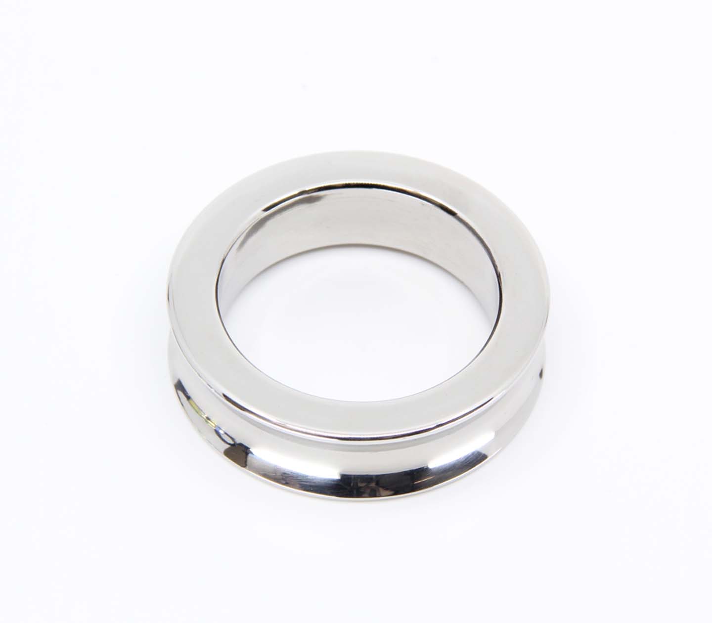 Concave Stainless Steel Fat Boy Cock Ring | Love In Leather