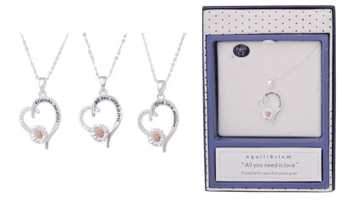 Equilibrium jewellery 2025 heart necklace