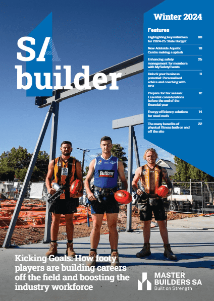SA Builder (Winter 2024) - front cover
