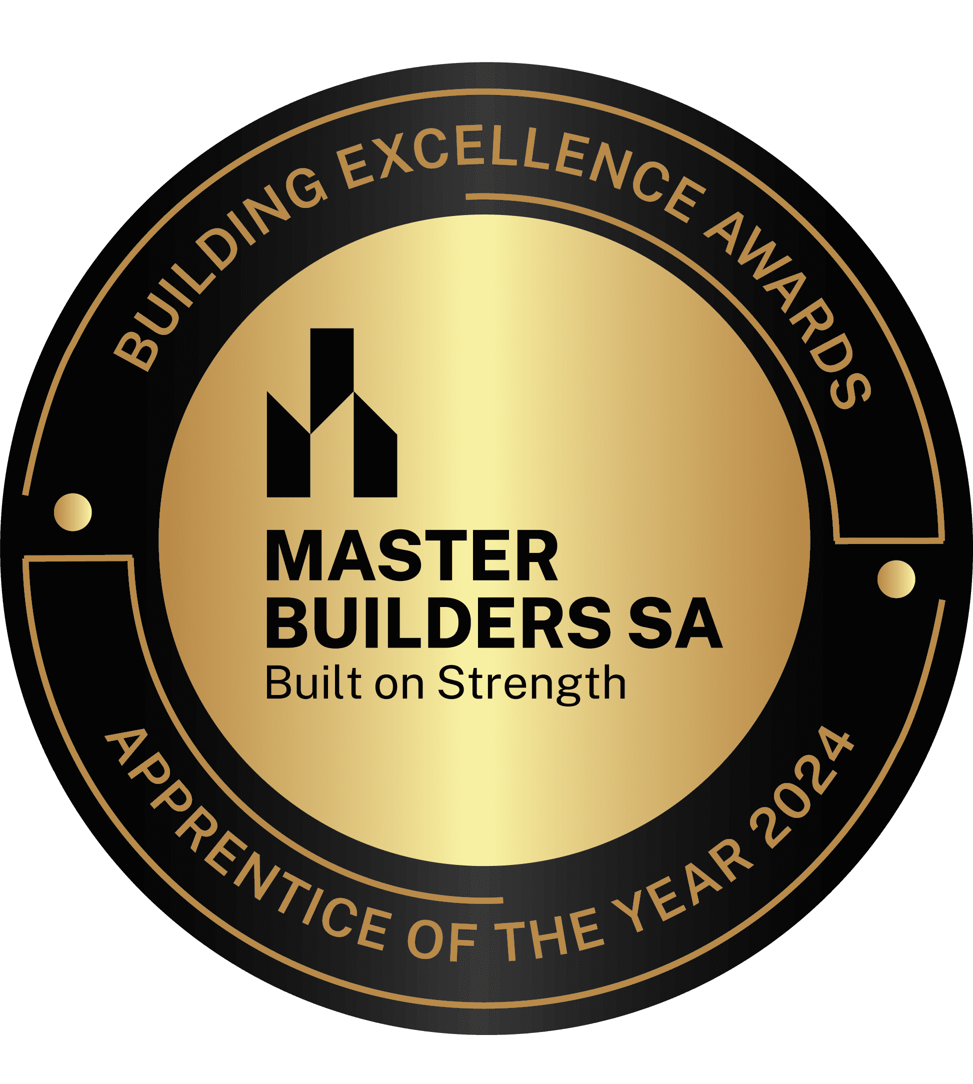 2024 Building Excellence Awards Winner Logos Master Builders SA