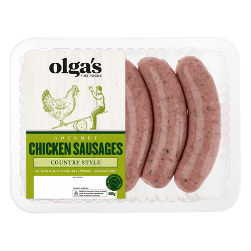 Country Style Chicken Sausages Olgas Fine Foods