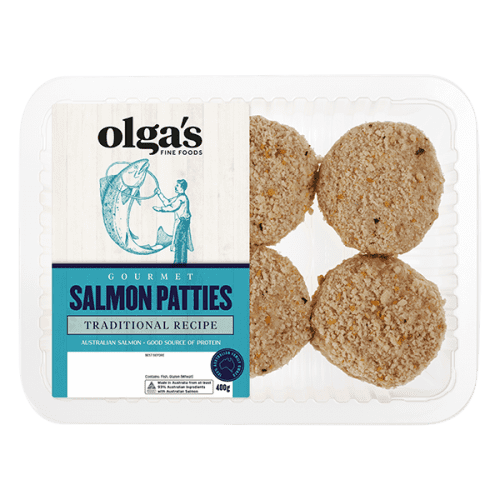 Traditional Salmon Patties Olgas Fine Foods