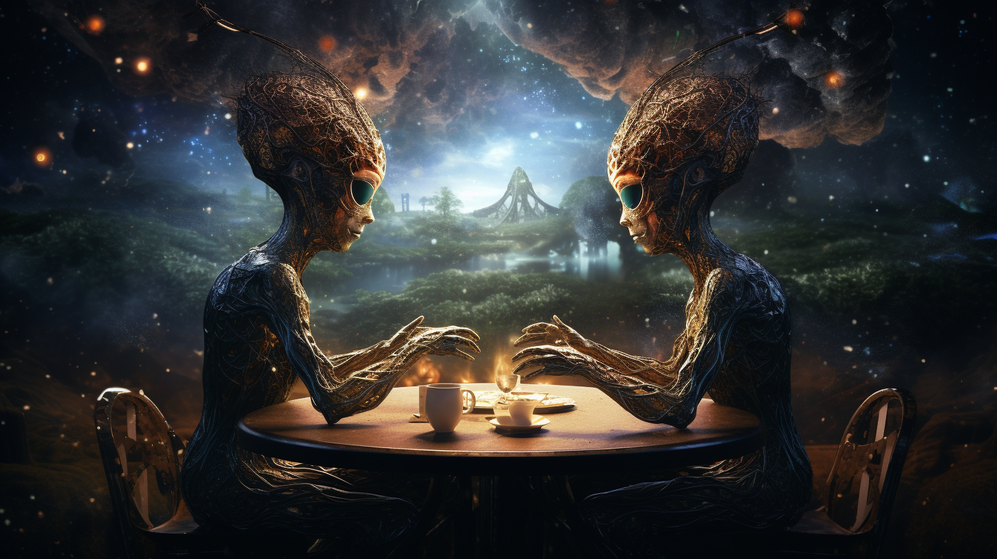 Alien telepathic experience