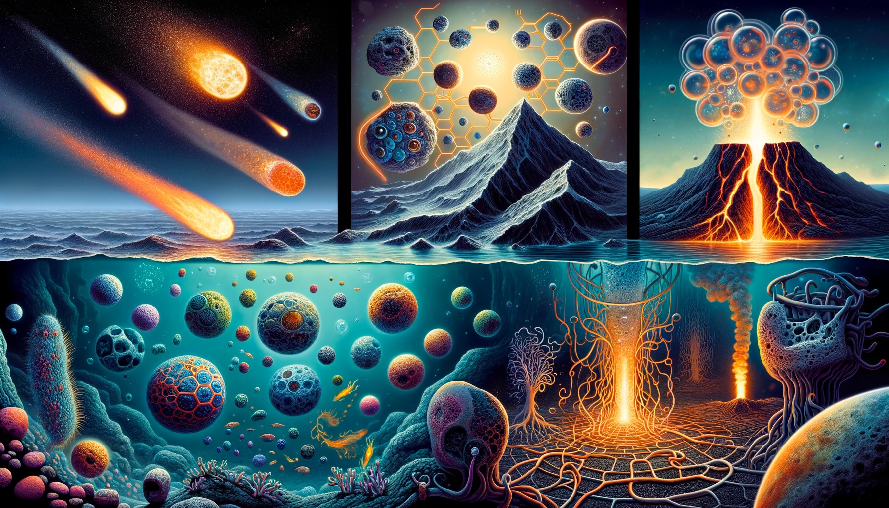 Contrasting panspermia theory with other origin-of-life theories