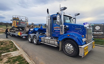 Paragalli Haulage Canberra and NSW - truck, float and driver hire