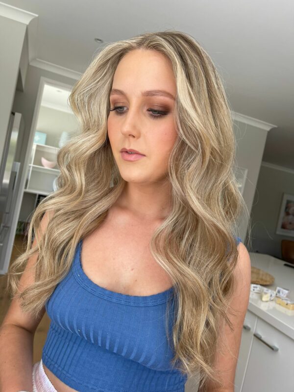 long hair and makeup