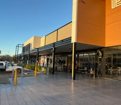 exterior painting commercial PA Plaza 03