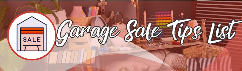 garage sale tips list