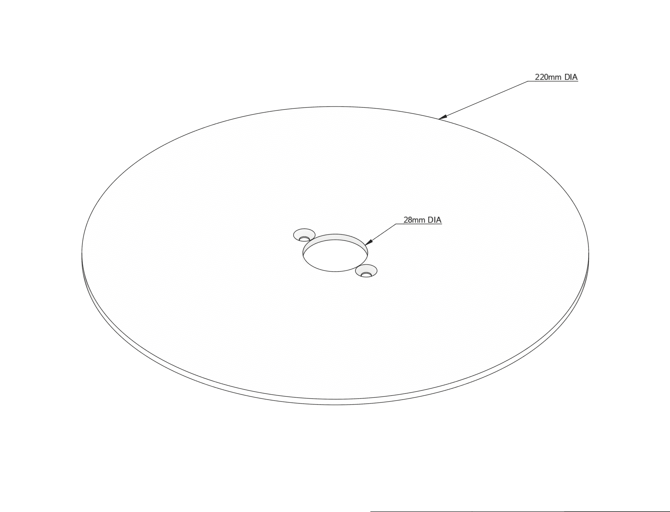 Compact CSL Perspex Label DISC | RENTAFILL