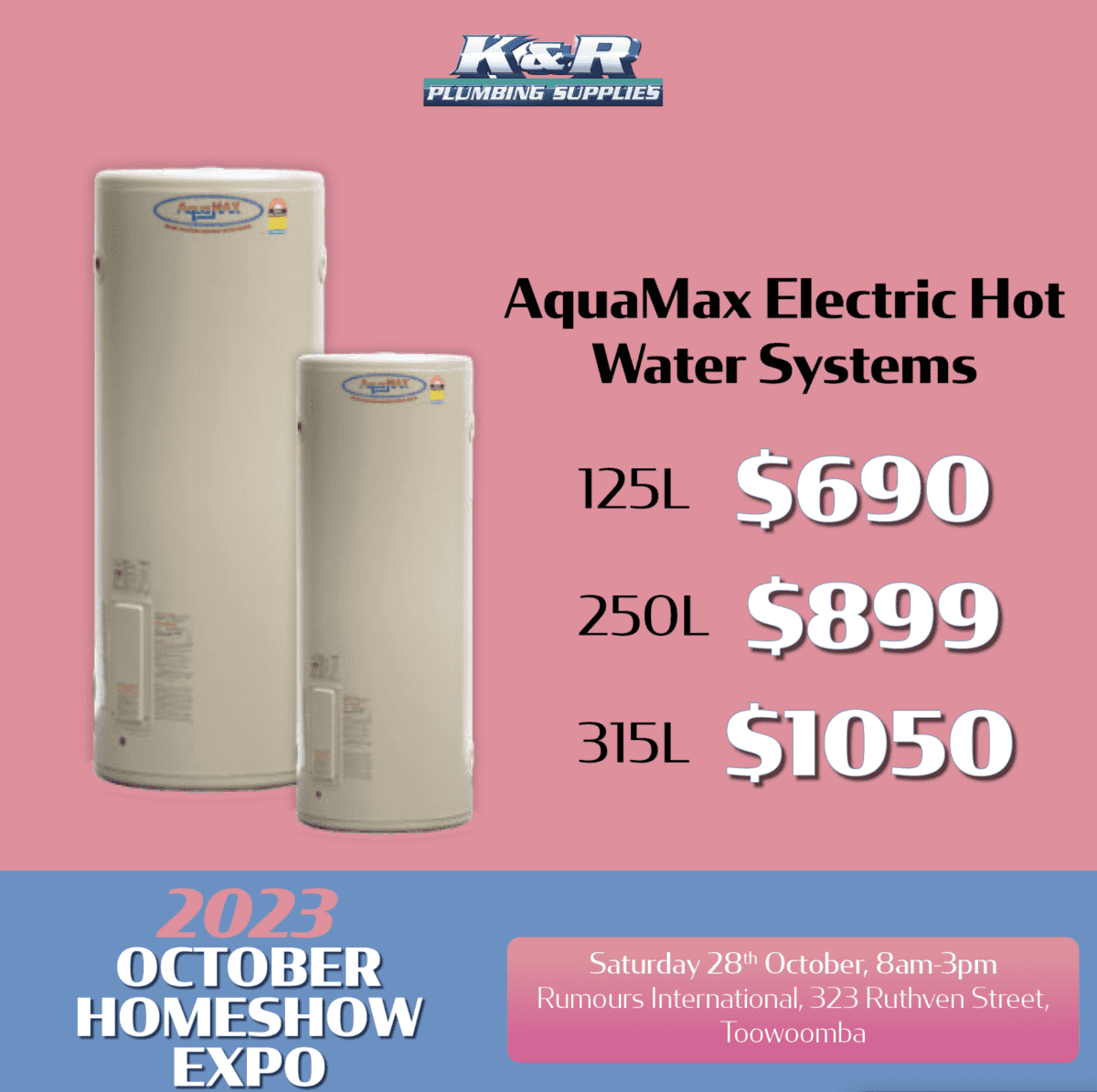 K & R Plumbing Supplies Round Square Marketing