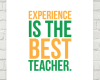 Experience is the Best Teacher