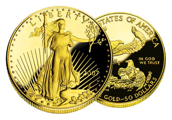 Gold Liberty Coin