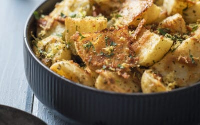 Parmesan Garlic and Herb Roast Potatoes